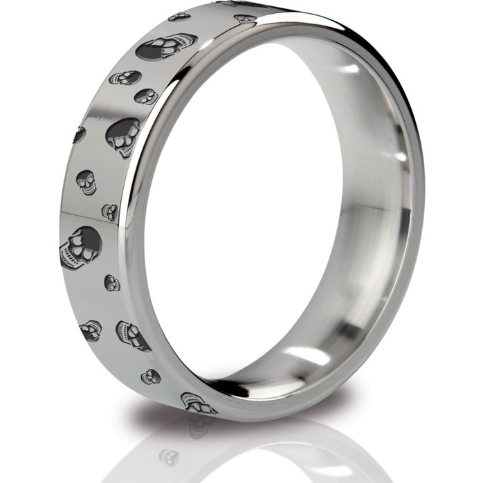 Стальное эрекционное кольцо с гравировкой Duke - 5,5 см