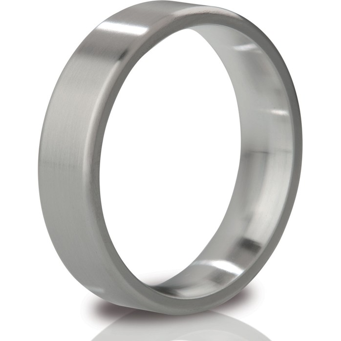 Матовое стальное эрекционное кольцо Duke - 5,1 см