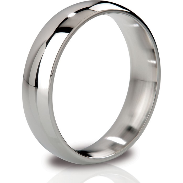 Стальное полированное эрекционное кольцо Earl - 5,1 см