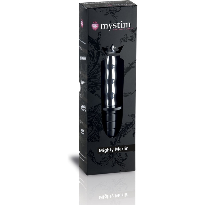 Стимулятор вагины и ануса Mystim Mighty Merlin - 25 см. Фотография 2.