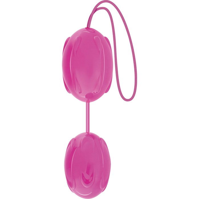Розовые вагинальные шарики с вибрацией Buzz Vibrating Love Balls - Designer Edition
