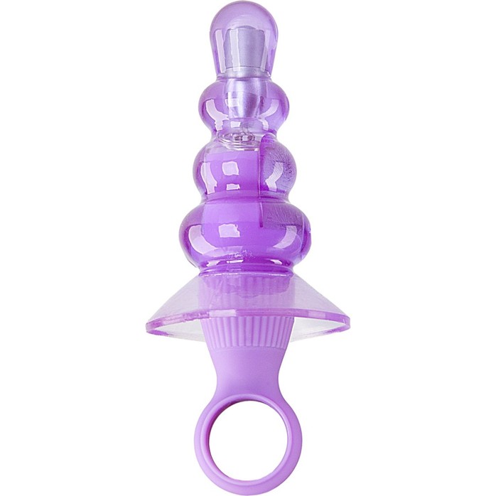 Анальный вибростимулятор My Bum Lollipop Vibro Butt Plug Purple - 8,5 см - Basics
