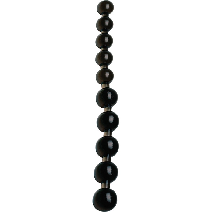 Чёрные анальные бусы Anal Pearls Black - 27,5 см - You2Toys
