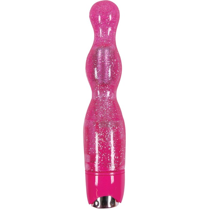 Розовая виброёлочка Starlight Gems Libra Vibrating Massager - 20,5 см - Starlight Gems