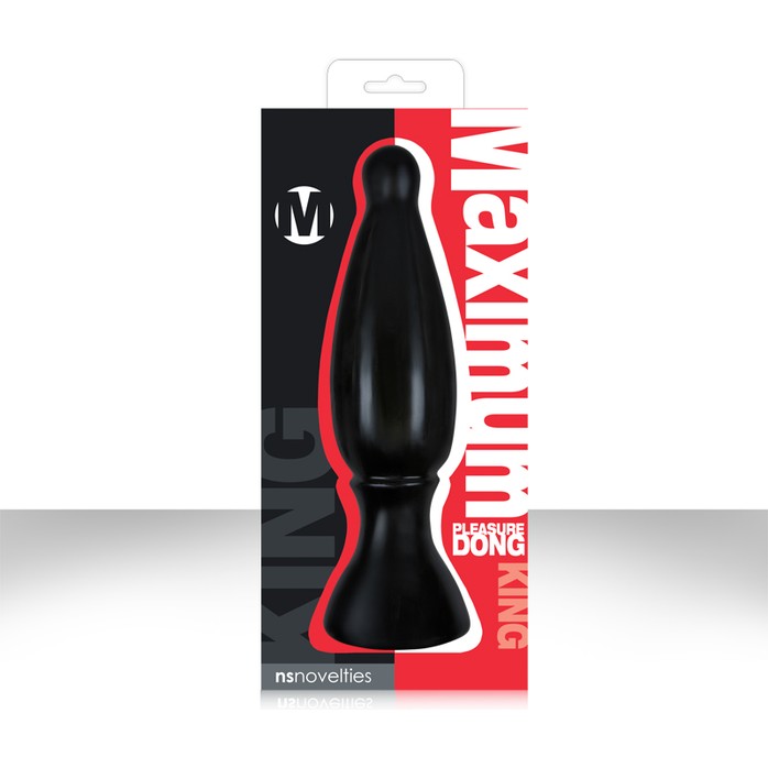 Чёрный анальный стимулятор Maximum Pleasure Dong King - 22,2 см - Maximum. Фотография 3.