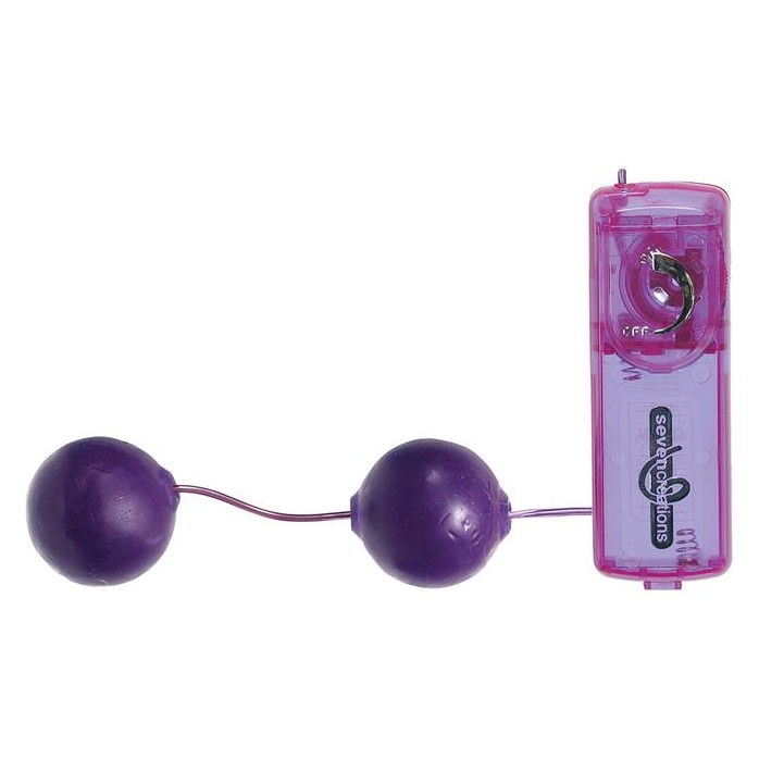 Фиолетовые шарики с вибрацией JELLY LAVENDER