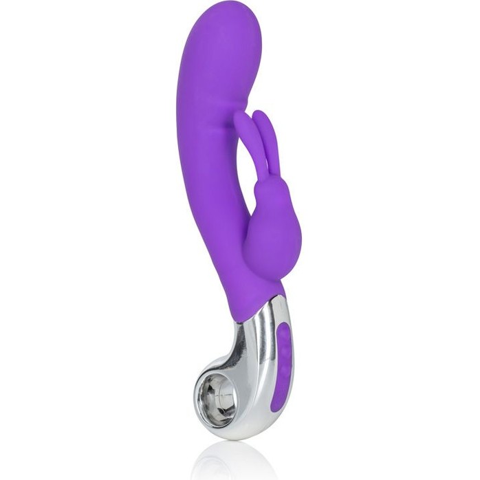 Фиолетовый вибратор Embrace Bunny Wand - 21 см - Embrace. Фотография 3.