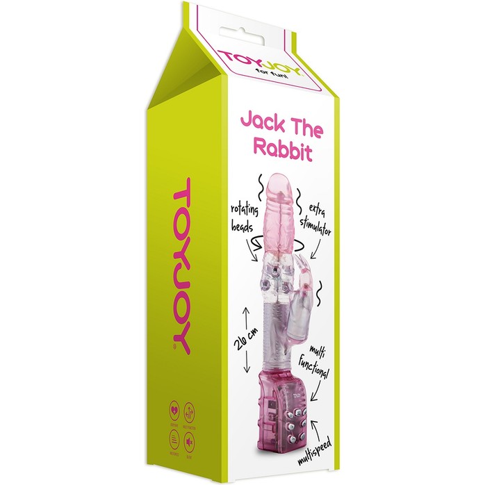 Розовый вибратор Jack The Rabbit Pearl Pink - 27 см - Classics. Фотография 2.