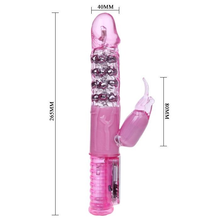 Розовый вибратор хай-тек Hot Baby - 26,5 см. Фотография 2.