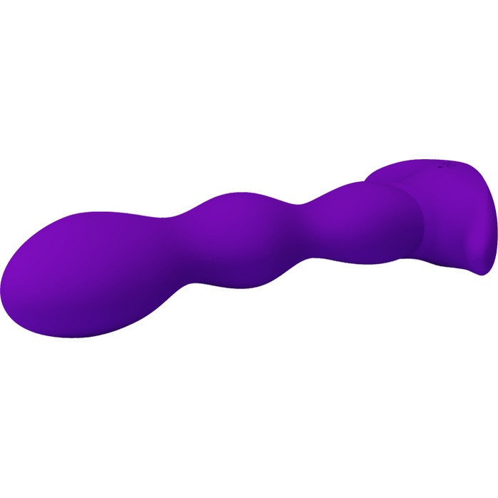 Фиолетовый анальный стимулятор простаты с вибрацией Yale - 14,5 см - Pretty Love. Фотография 4.