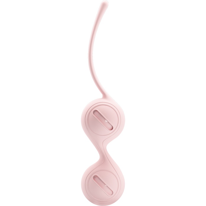 Нежно-розовые вагинальные шарики на сцепке Kegel Tighten Up I - Pretty Love. Фотография 2.