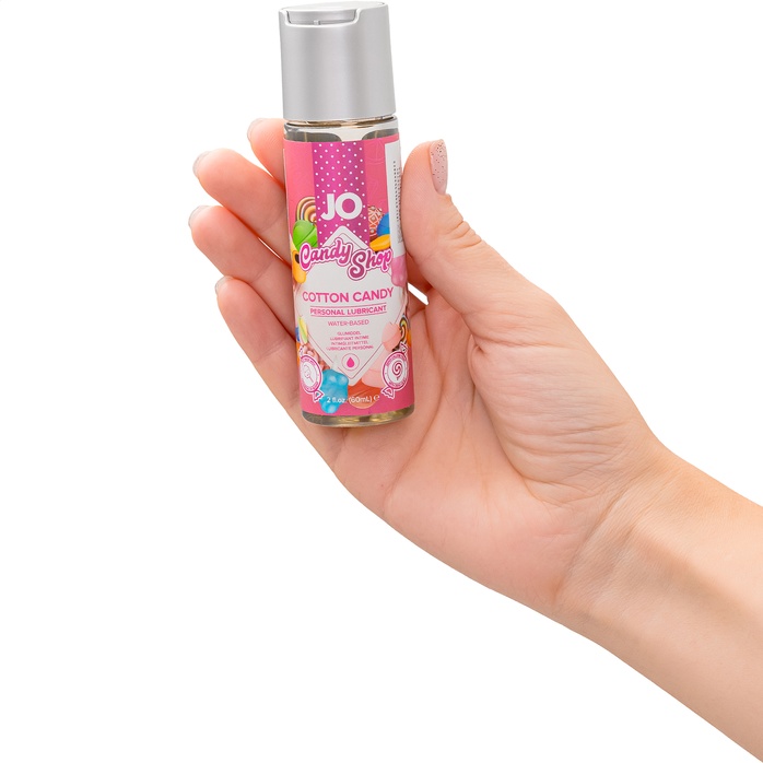 Смазка на водной основе Candy Shop Cotton Candy с ароматом сладкой ваты - 60 мл - JO Candy Shop. Фотография 3.