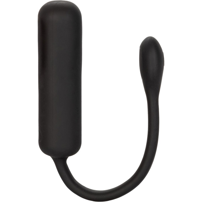 Черное виброяйцо с браслетом-пультом Wristband Remote Petite Bullet. Фотография 4.