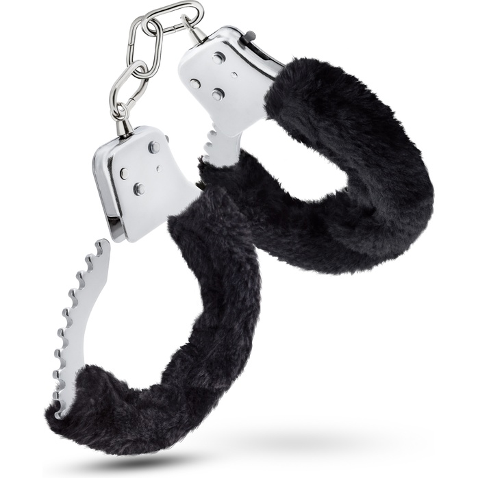 Черные игровые наручники Cuffs - Temptasia. Фотография 4.