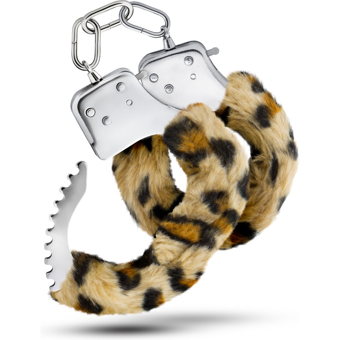 Леопардовые игровые наручники Cuffs - Temptasia. Фотография 2.