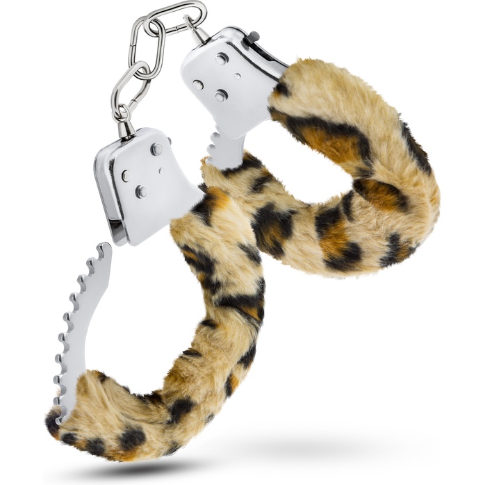 Леопардовые игровые наручники Cuffs - Temptasia. Фотография 3.
