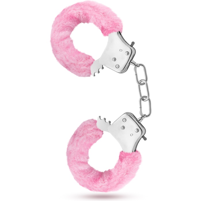 Розовые игровые наручники Cuffs - Temptasia. Фотография 2.