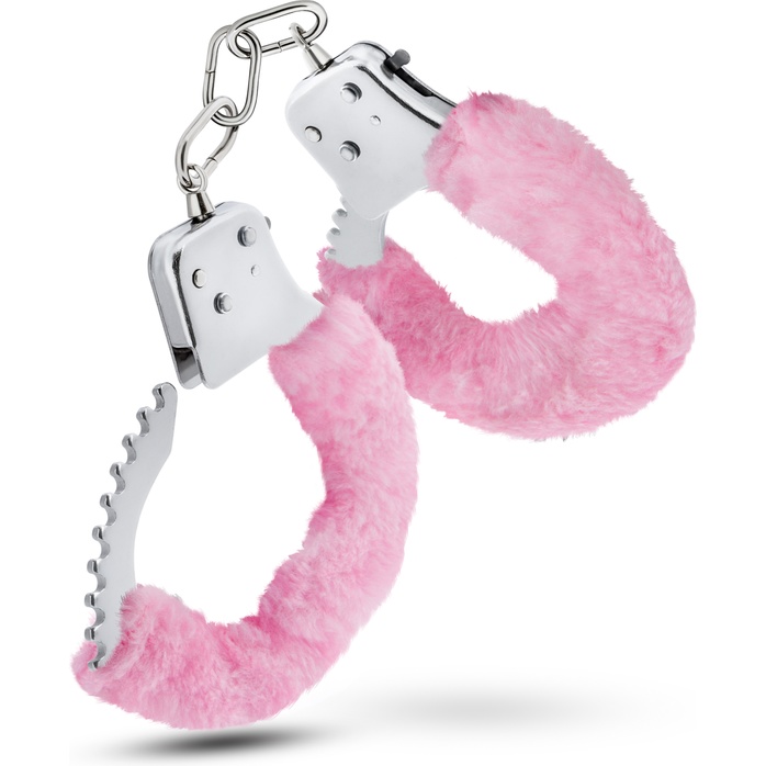 Розовые игровые наручники Cuffs - Temptasia. Фотография 4.