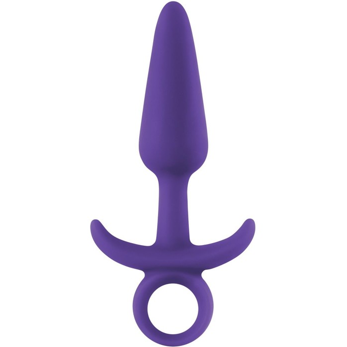 Фиолетовая анальная пробка с держателем INYA Prince Medium - 13 см - INYA