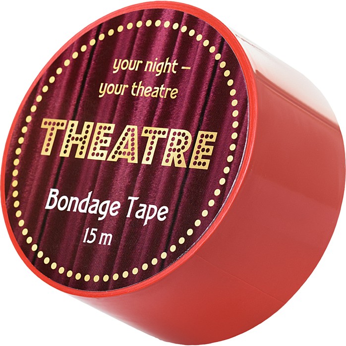 Красный бондажный скотч TOYFA Theatre - 15 м - Theatre