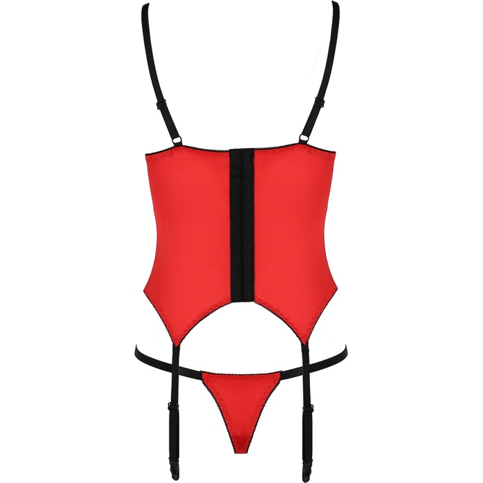 Яркий корсаж Polina с кружевной отделкой. Фотография 5.