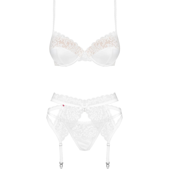 Соблазнительный комплект с декоративной вышивкой - Sexy. Фотография 3.