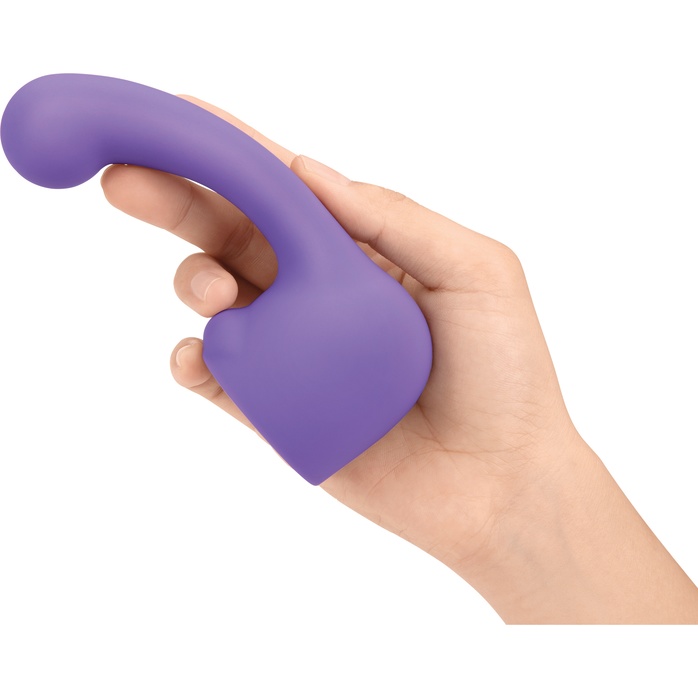 Фиолетовая утяжеленная насадка CURVE для массажера Le Wand. Фотография 3.