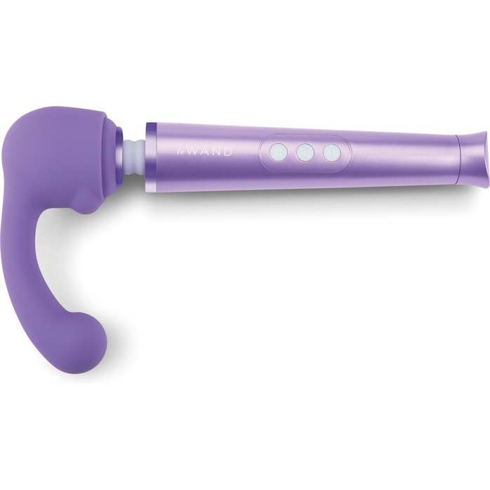 Фиолетовая утяжеленная насадка CURVE для массажера Le Wand. Фотография 4.