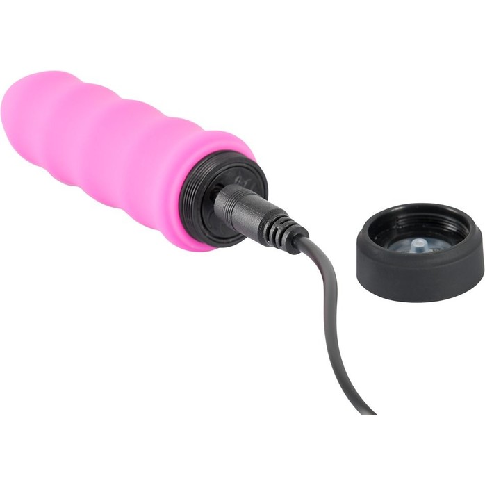 Розовый мини-вибратор Power Vibe Wavy - 9,7 см - You2Toys. Фотография 5.