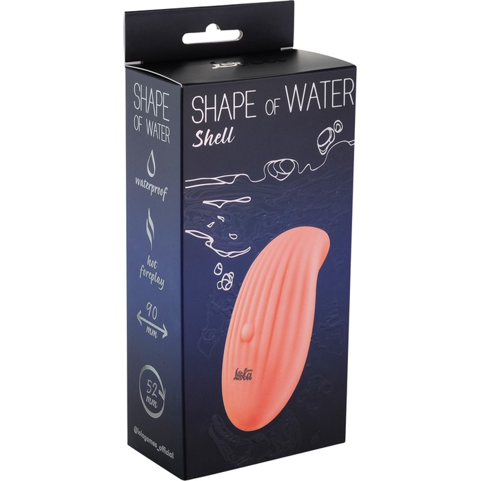 Розовый клиторальный вибратор Shape of water Shell - Shape of water. Фотография 6.