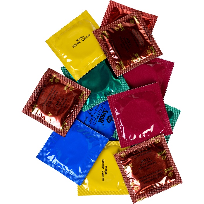 Цветные презервативы Expert Фруктовый микс - 12 шт. Фотография 2.