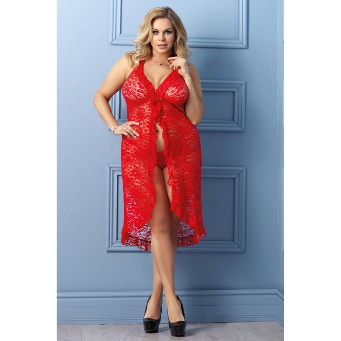 Эффектная кружевная сорочка Dion - Gorgeous+