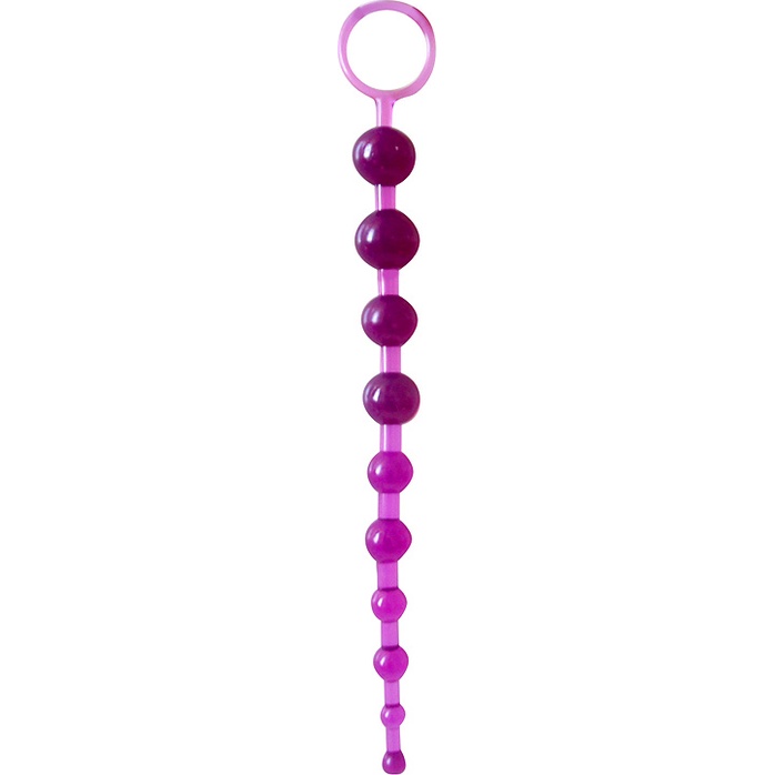 Фиолетовая анальная цепочка Anal stimulator - 26 см