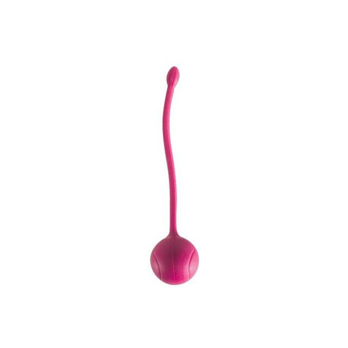 Розовый металлический шарик в силиконовой оболочке - EROWOMAN-EROMAN