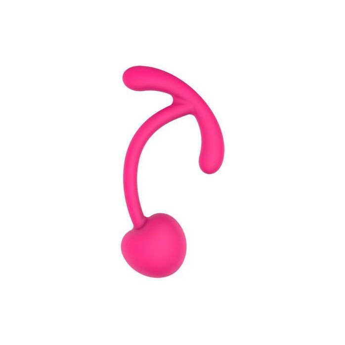 Розовый вагинальный шарик с ограничителем - SWEET TOYS