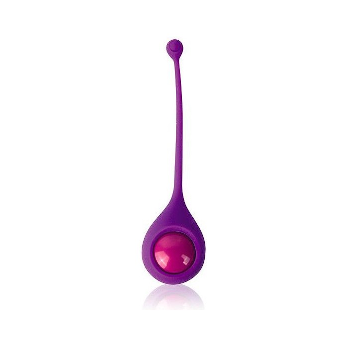 Фиолетовый вагинальный шарик со смещенным центром тяжести Cosmo - COSMO