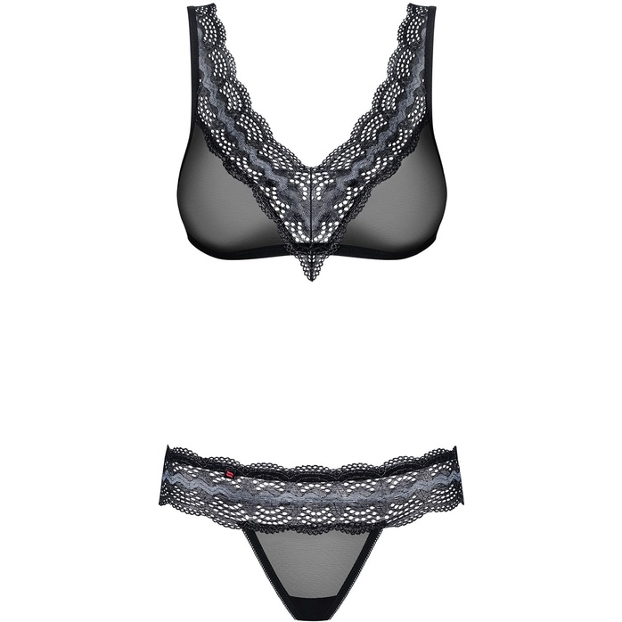 Соблазнительный комплект белья с кружевом - Sexy. Фотография 3.