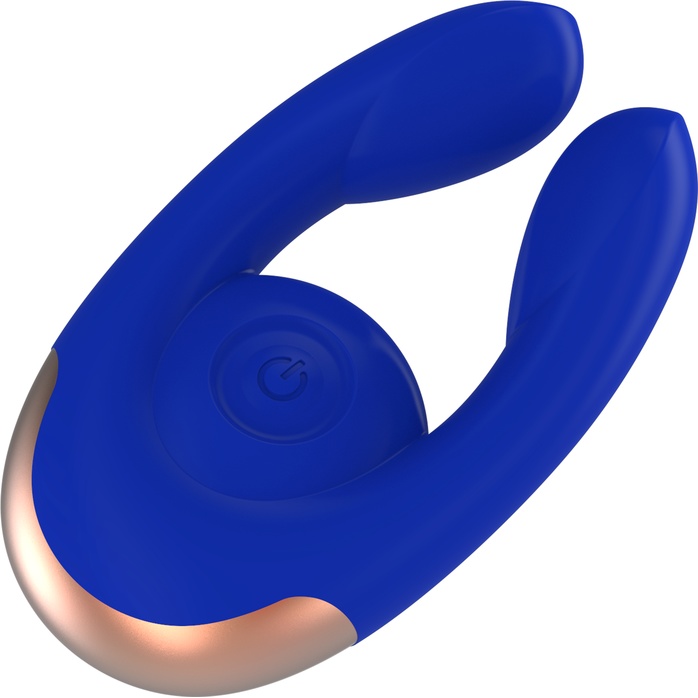 Синий клиторальный стимулятор Fancy - 9,8 см - Elegance. Фотография 6.