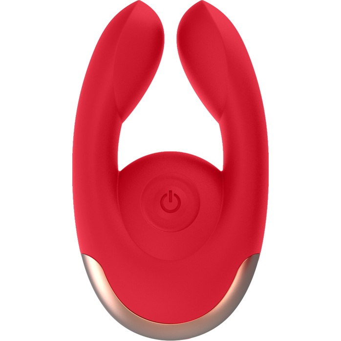 Красный клиторальный стимулятор Fancy - 9,8 см - Elegance
