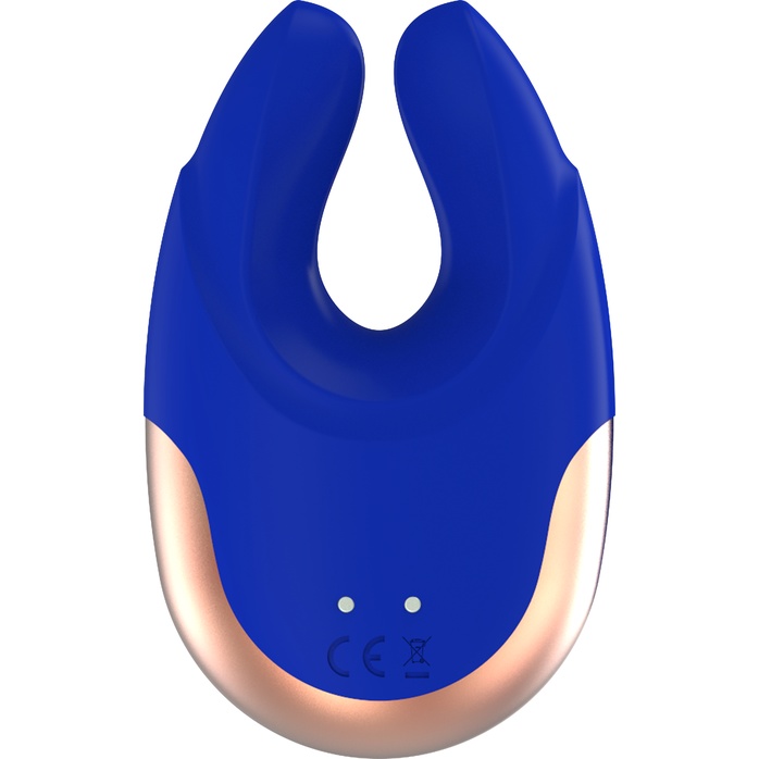 Синий клиторальный стимулятор Lavish - 8,9 см - Elegance. Фотография 3.