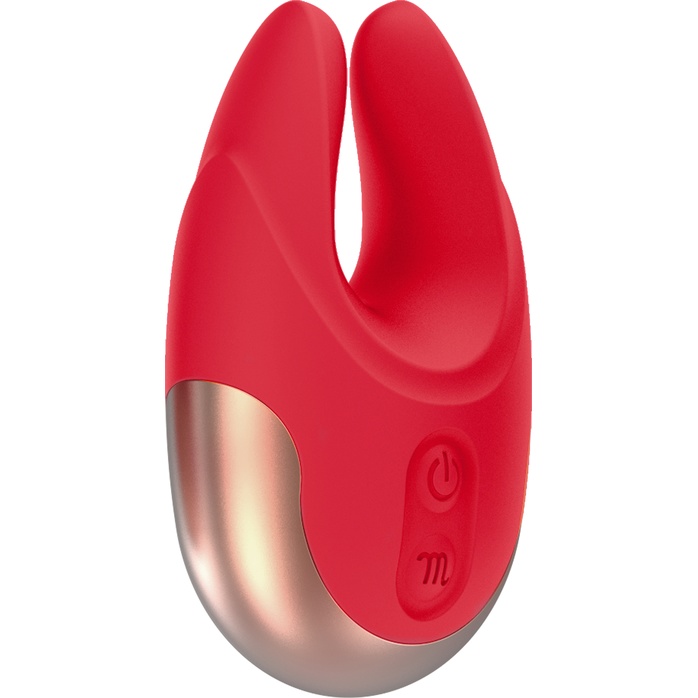 Красный клиторальный стимулятор Lavish - 8,9 см - Elegance. Фотография 2.