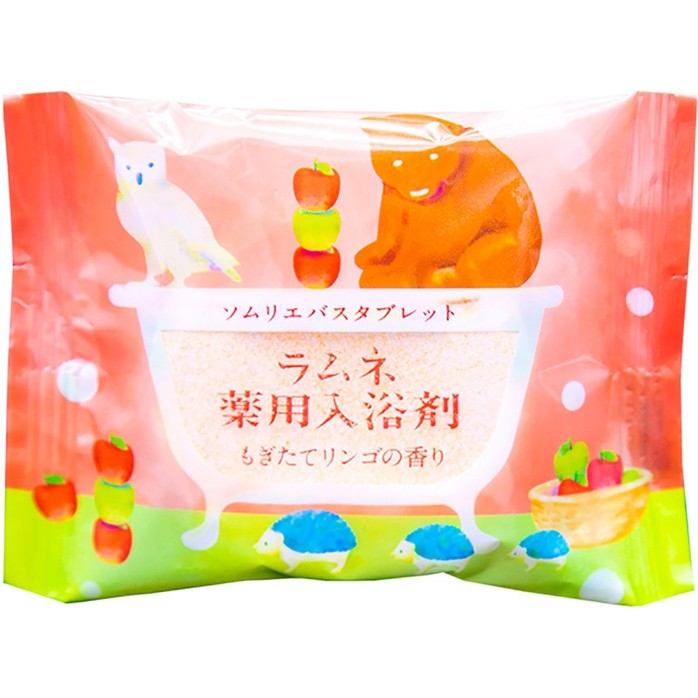 Расслабляющая соль-таблетка для ванны с ароматом свежих яблок - 40 гр