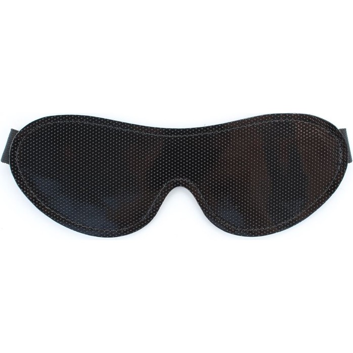 Чёрная перфорированная маска на глаза