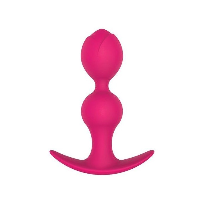 Розовая силиконовая анальная втулка - 11 см - SWEET TOYS