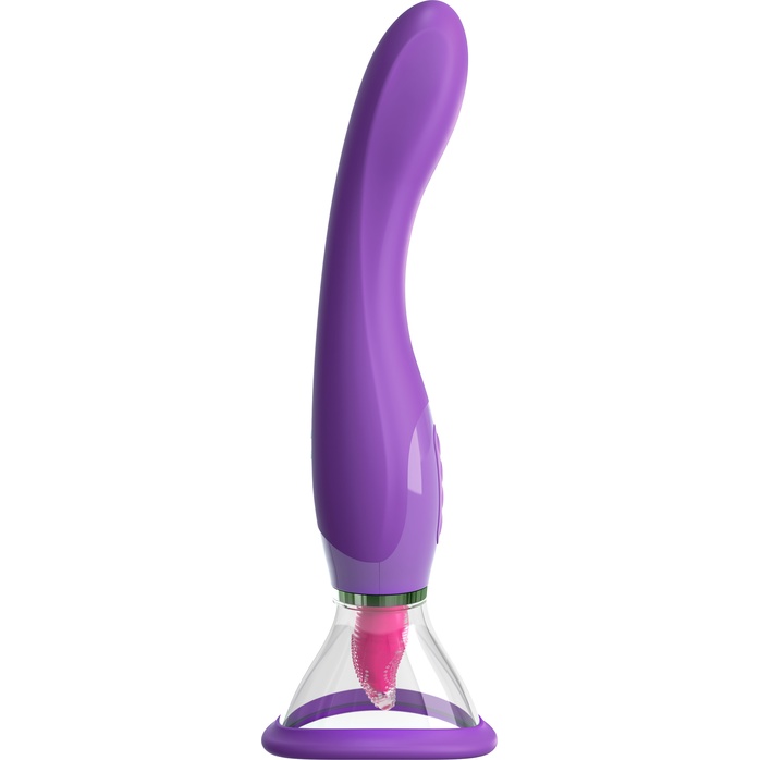Фиолетовый вакуумный клиторальный стимулятор Her Ultimate Pleasure - Fantasy For Her. Фотография 4.