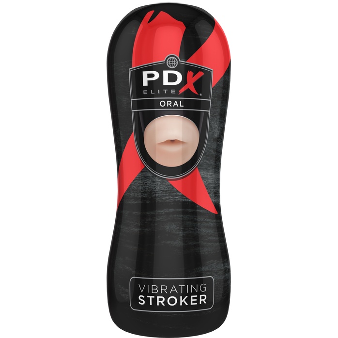 Мастурбатор-ротик Vibrating Oral Stroker - PDX Elite. Фотография 2.