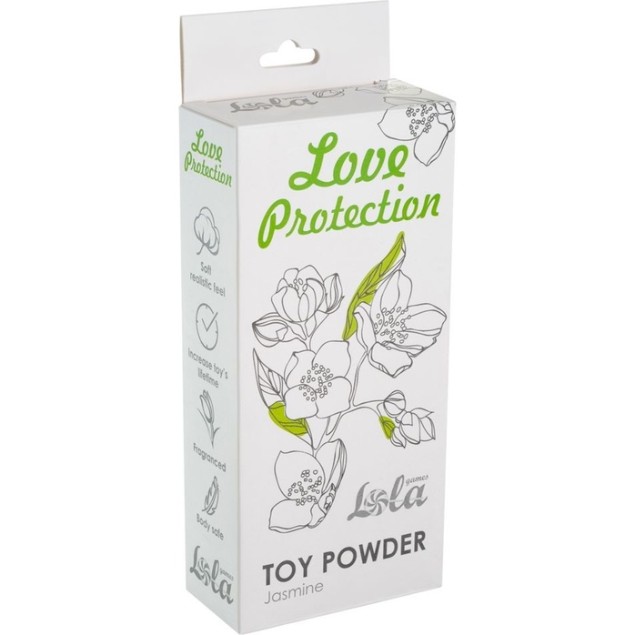 Пудра для игрушек Love Protection с ароматом жасмина - 30 гр - Love Protection. Фотография 2.