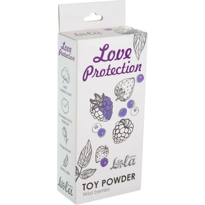 Пудра для игрушек Love Protection с ароматом лесных ягод - 30 гр - Love Protection. Фотография 2.
