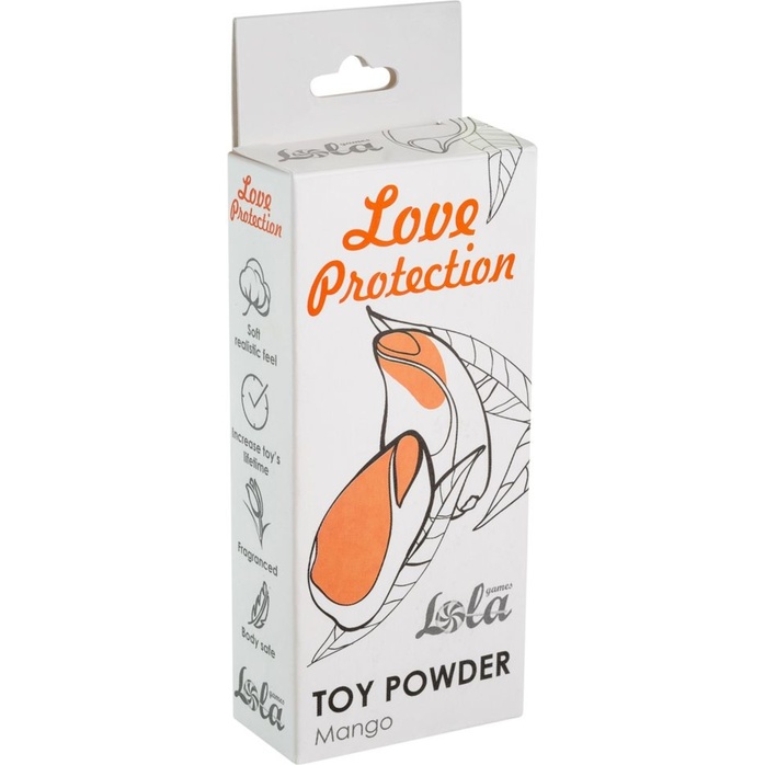 Пудра для игрушек Love Protection с ароматом манго - 15 гр - Love Protection. Фотография 2.