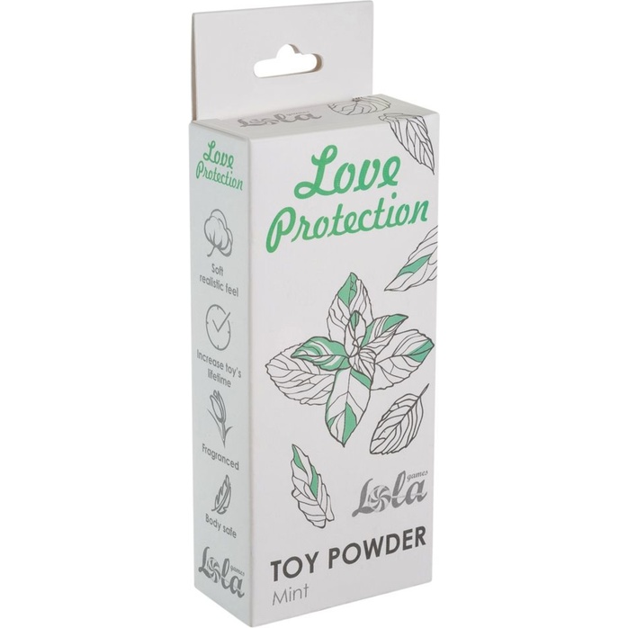 Пудра для игрушек Love Protection с ароматом мяты - 15 гр - Love Protection. Фотография 2.